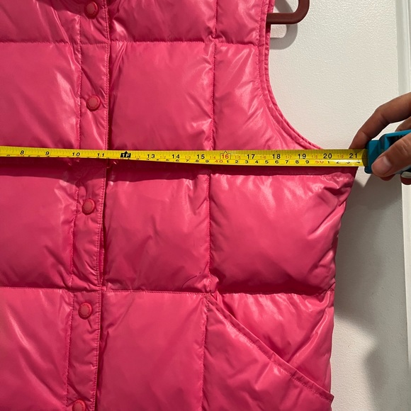 Lands End Pink Goosedown Blend Puffer Vest Sz. M - Picture 4 of 7
